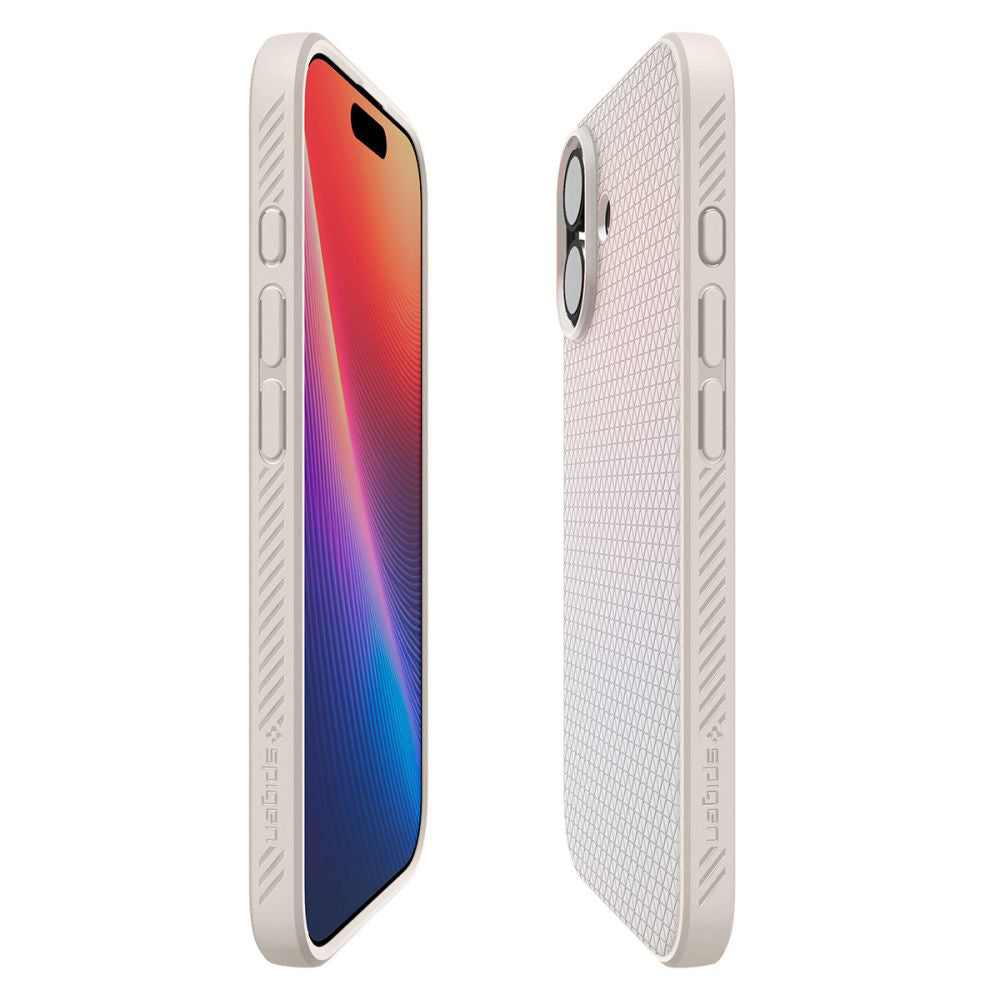 Husa pentru Apple iPhone 17, Spigen, Liquid Air, Bej ACS10372