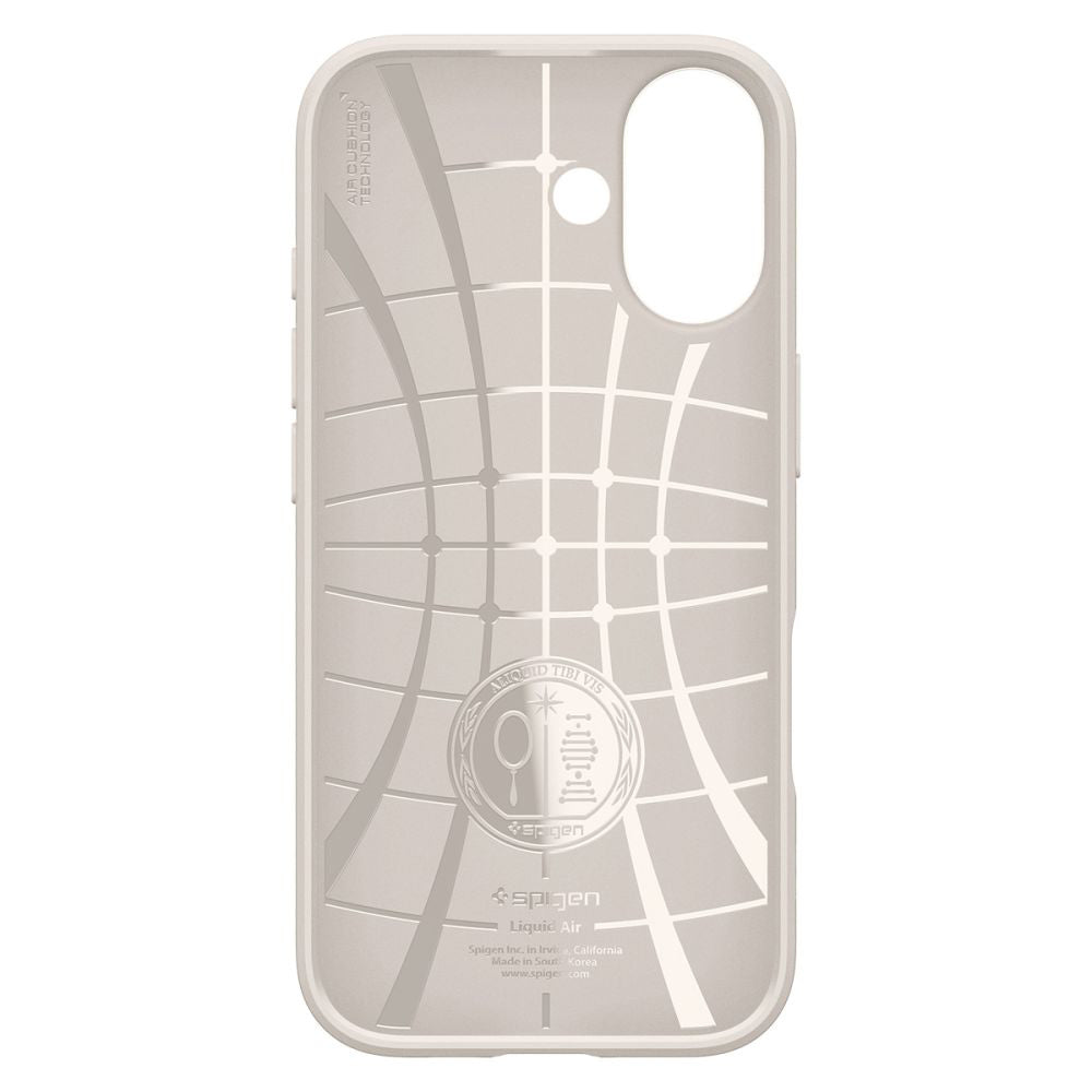 Husa pentru Apple iPhone 17, Spigen, Liquid Air, Bej ACS10372