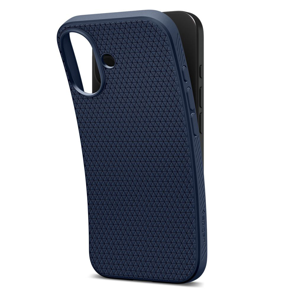Husa pentru Apple iPhone 17, Spigen, Liquid Air, Bleumarin ACS10370