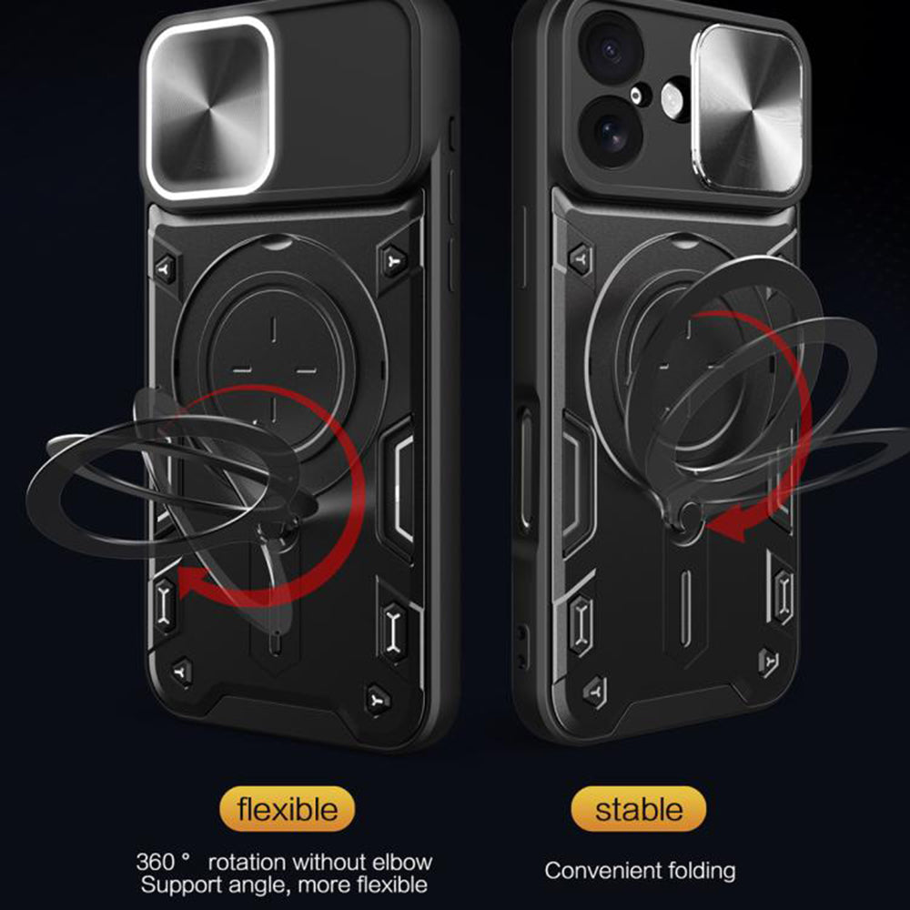 Husa pentru Apple iPhone 17, Techsuit, CamGuard Pro, Neagra