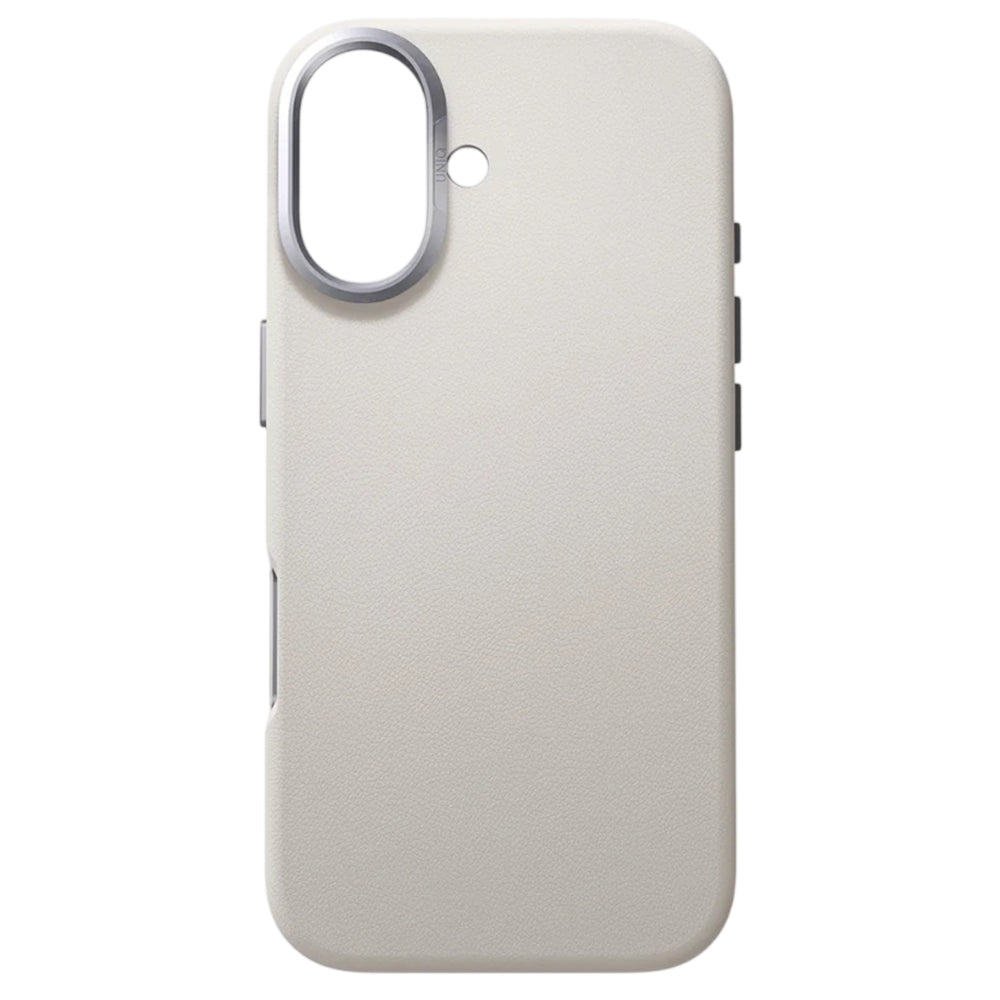 Husa pentru Apple iPhone 17, UNIQ, Lyden Leatherette, Gri