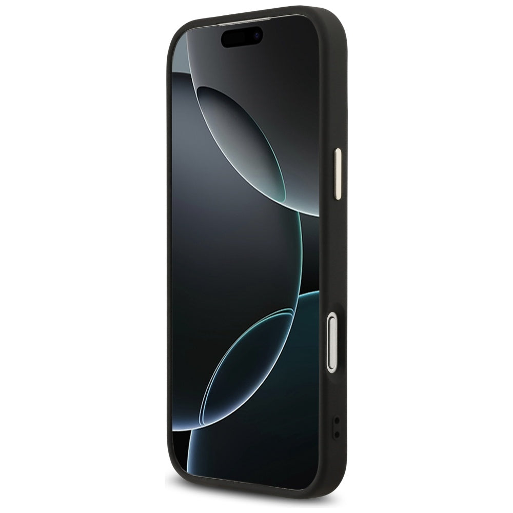 Husa pentru Apple iPhone 18 Pro / 17 Pro, Guess, 4G Big Classic Logo, Neagra