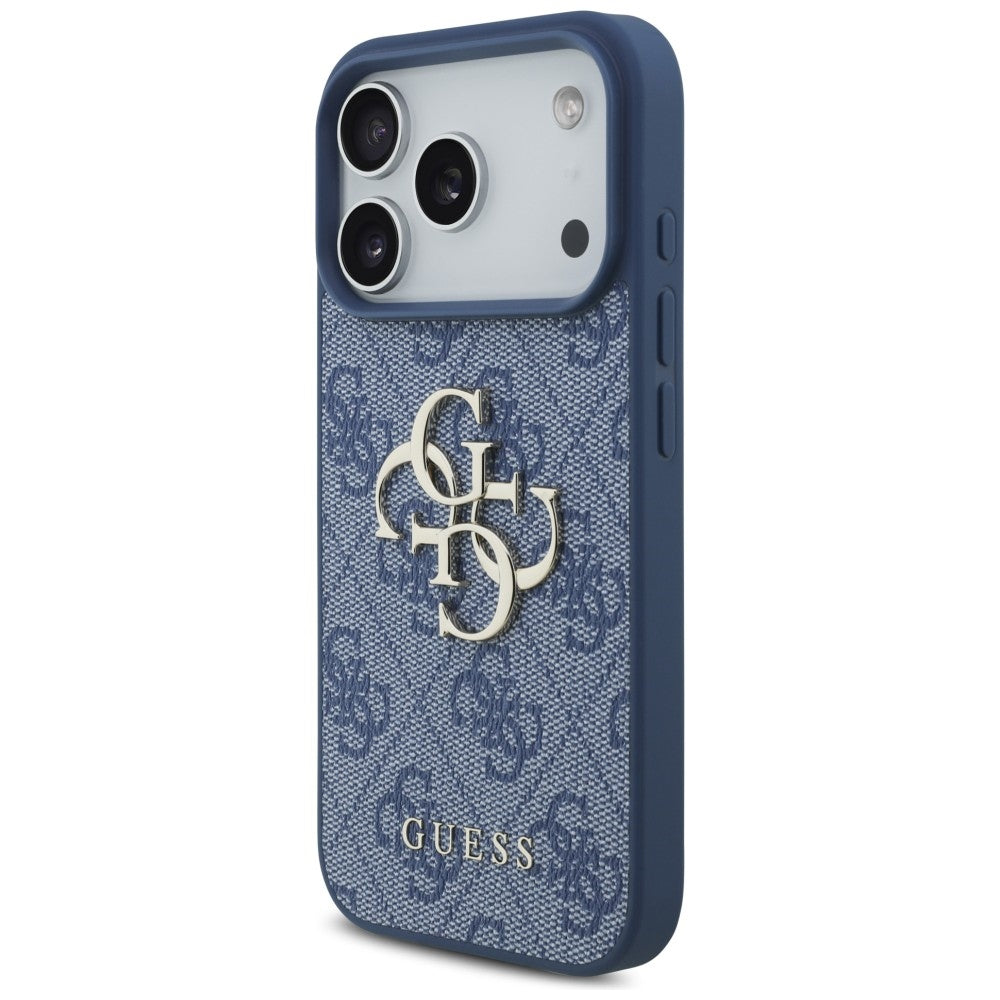 Husa pentru Apple iPhone 18 Pro / 17 Pro, Guess, 4G Big Logo, Albastra