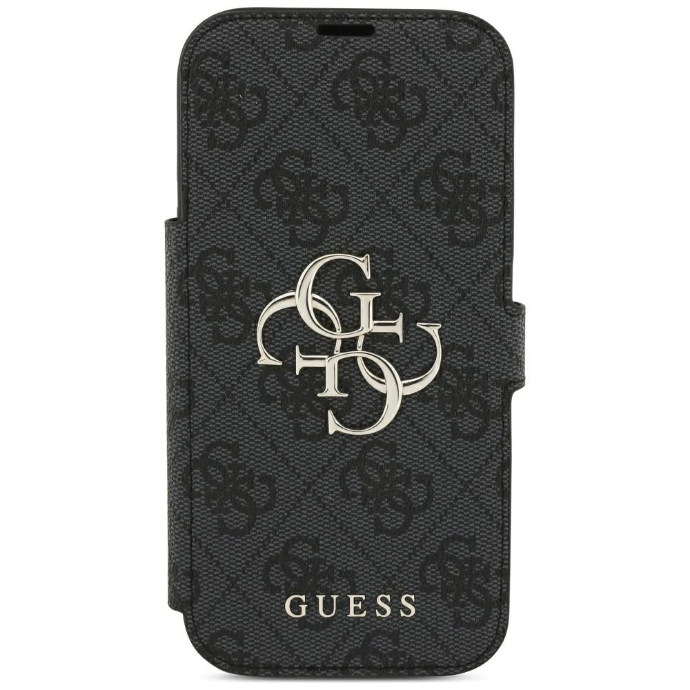 Husa pentru Apple iPhone 18 Pro / 17 Pro, Guess, 4G Metal Logo, Neagra