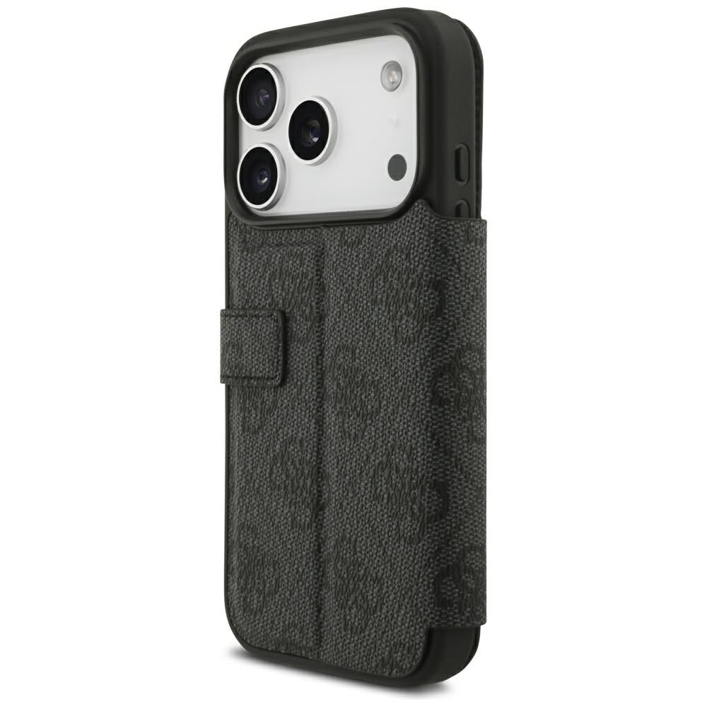 Husa pentru Apple iPhone 18 Pro / 17 Pro, Guess, 4G Metal Logo, Neagra