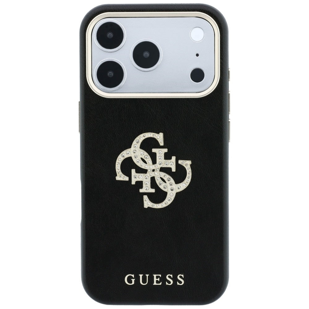 Husa pentru Apple iPhone 18 Pro / 17 Pro, Guess, Smooth Big Strass Logo, Visinie