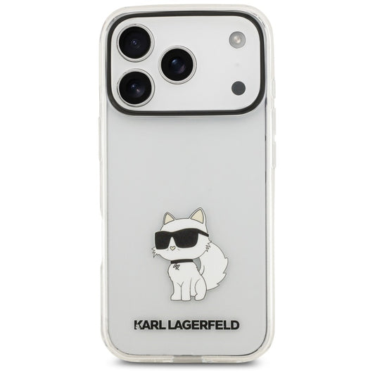 Husa pentru Apple iPhone 18 Pro / 17 Pro, Karl Lagerfeld, IML Choupette NFT, Transparenta