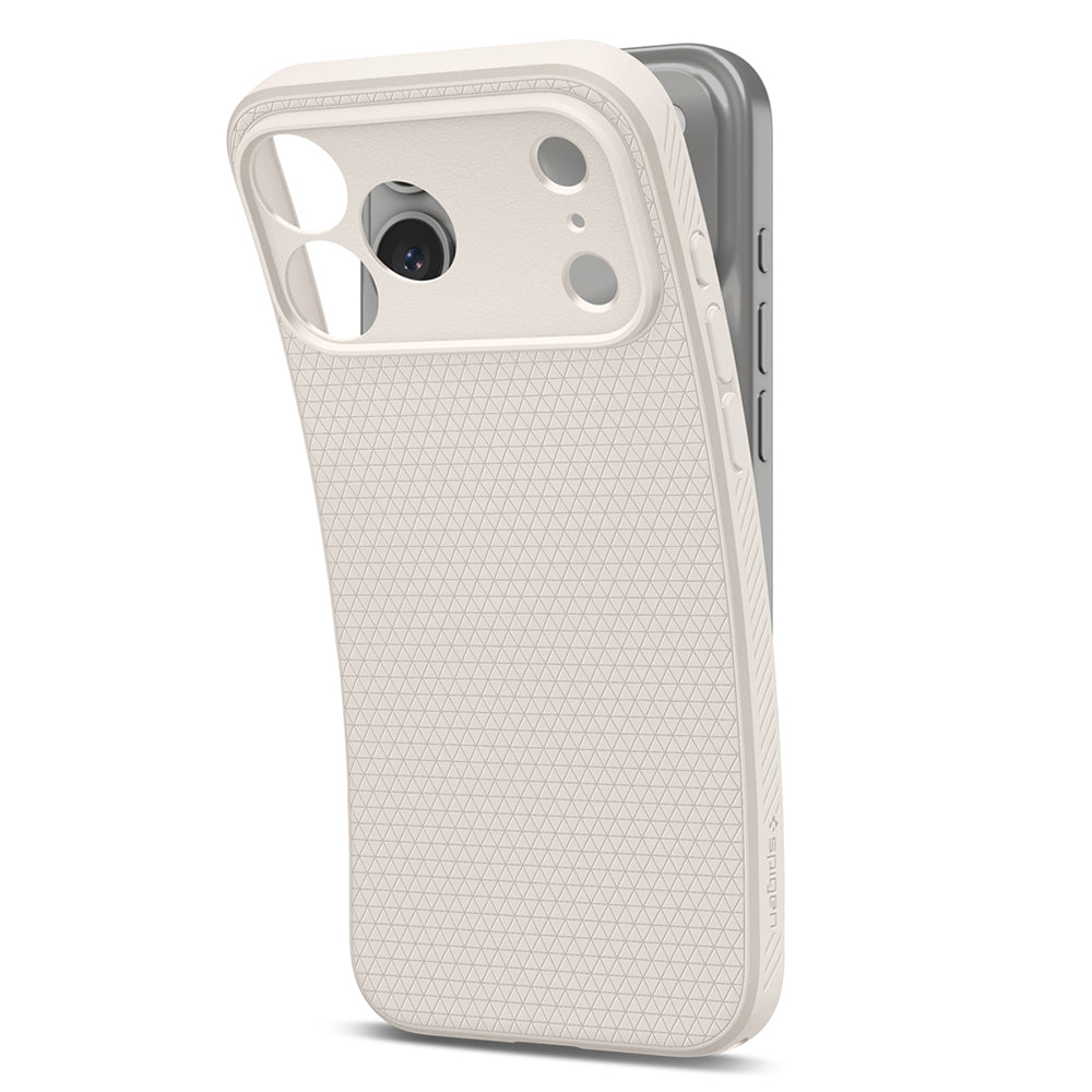 Husa pentru Apple iPhone 18 Pro / 17 Pro, Spigen, Liquid Air, Bej ACS12152