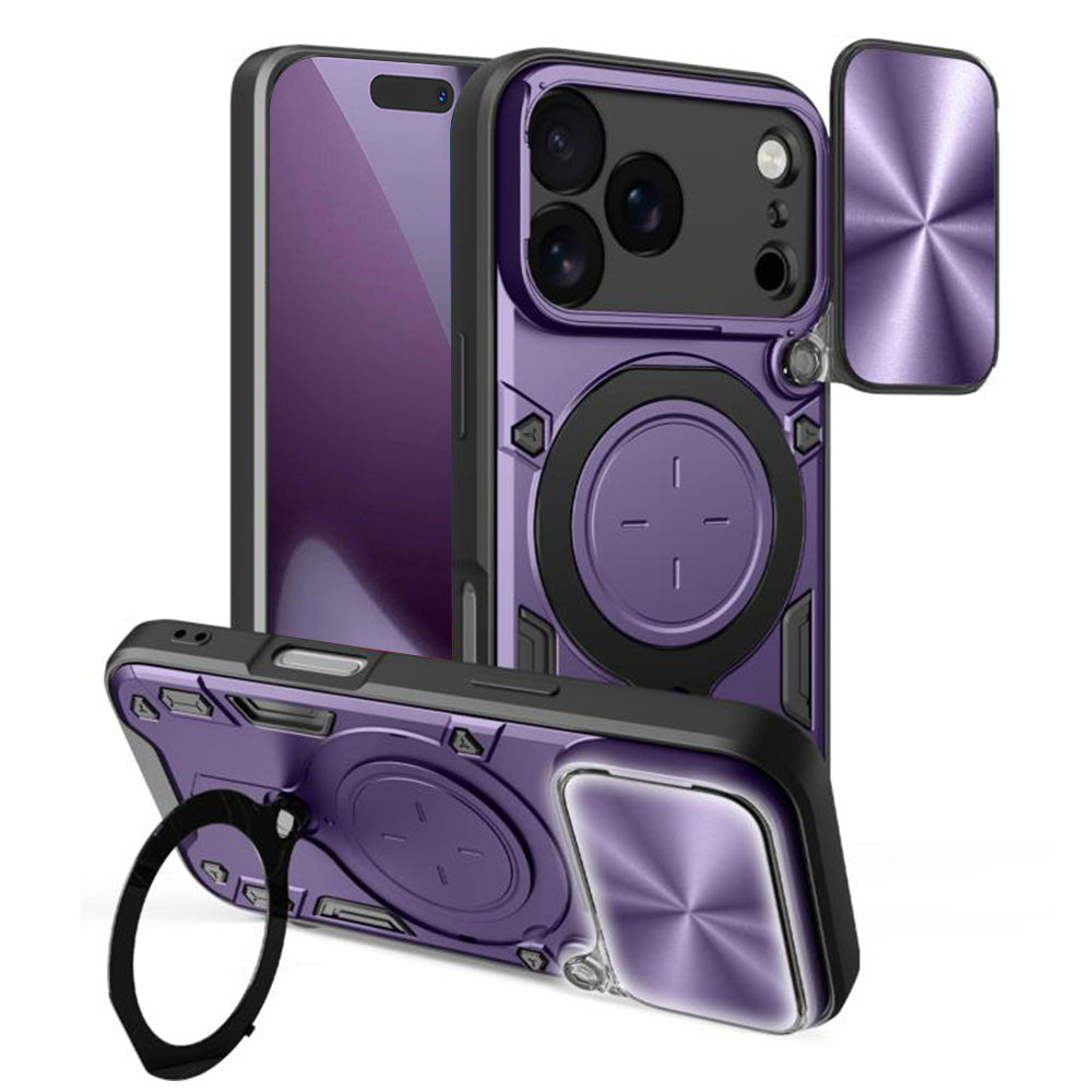 Husa pentru Apple iPhone 18 Pro / 17 Pro, Techsuit, CamGuard Pro, Mov