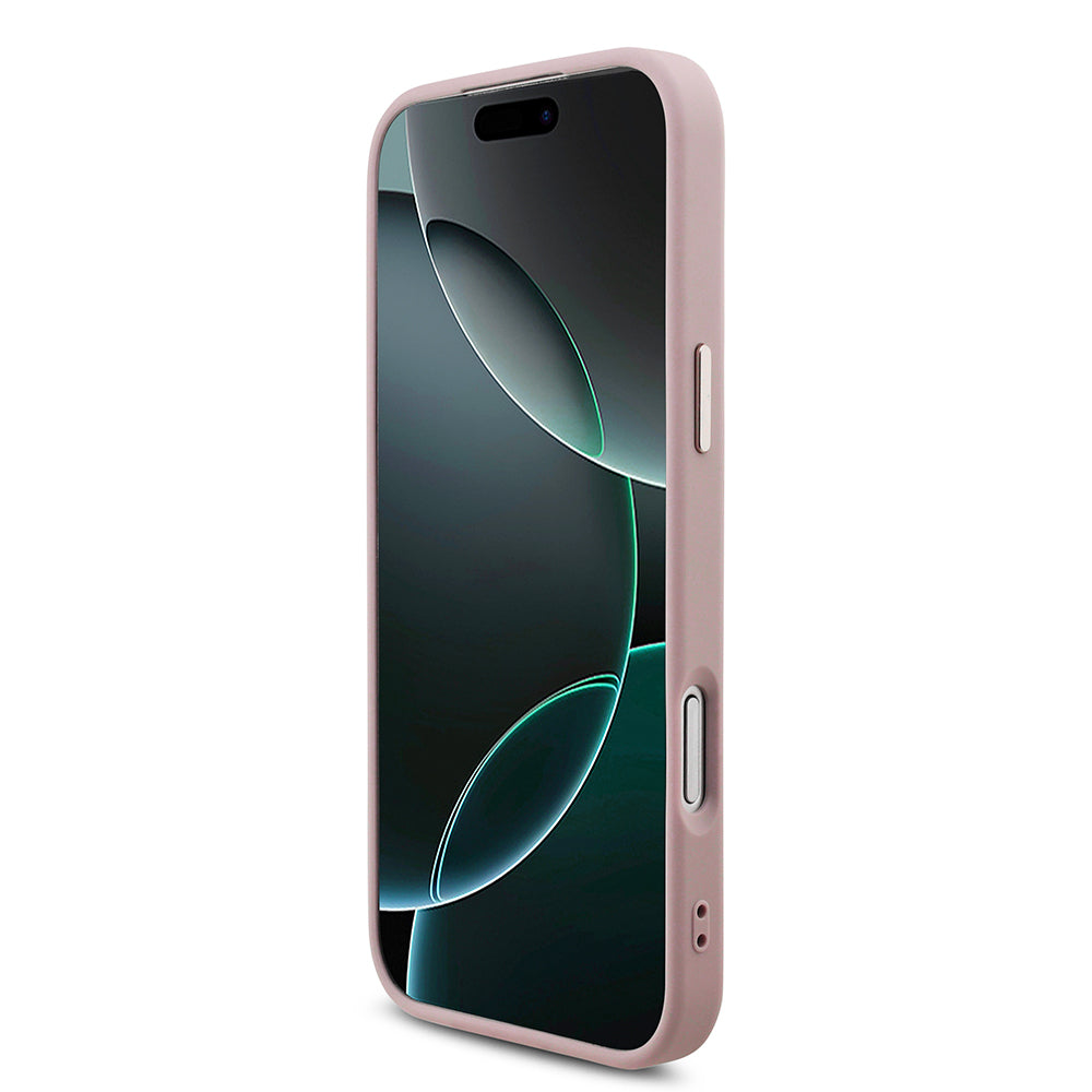 Husa pentru Apple iPhone 18 Pro Max / 17 Pro Max, Guess, 4G Big Classic Logo, Roz