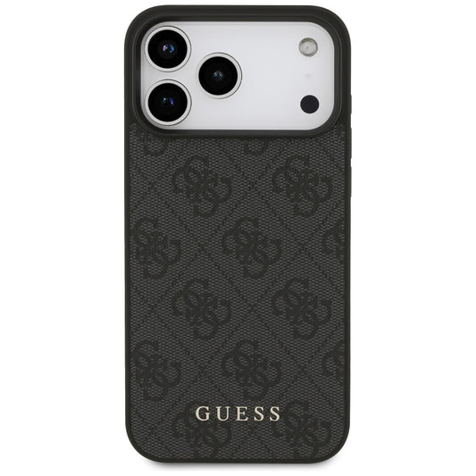Husa pentru Apple iPhone 18 Pro Max / 17 Pro Max, Guess, 4G Classic Logo, Neagra