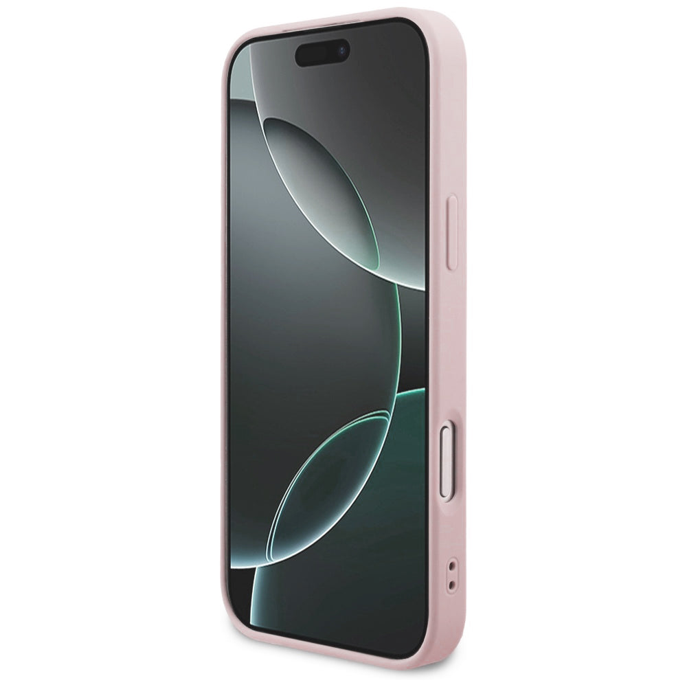 Husa pentru Apple iPhone 18 Pro Max / 17 Pro Max, Guess, 4G Classic Logo, Roz
