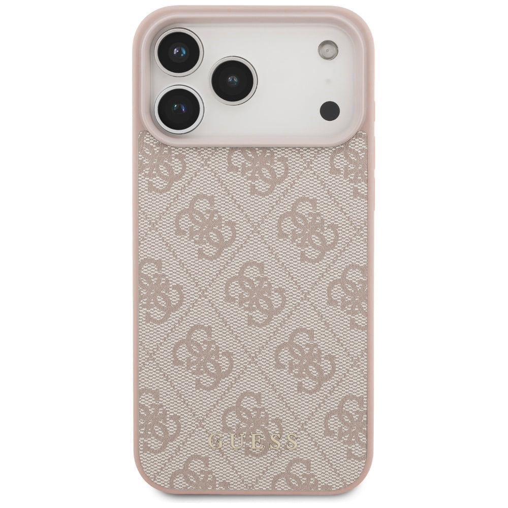 Husa pentru Apple iPhone 18 Pro Max / 17 Pro Max, Guess, 4G Classic Logo, Roz