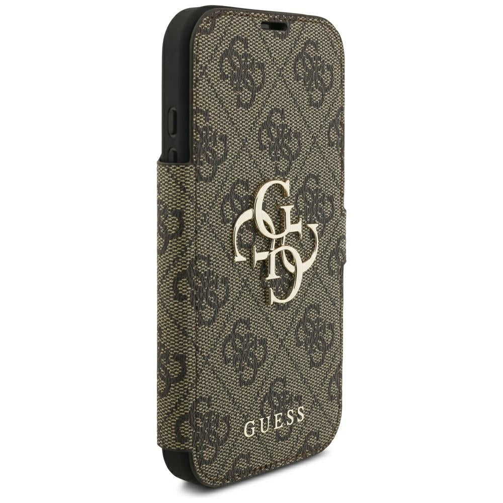 Husa pentru Apple iPhone 18 Pro Max / 17 Pro Max, Guess, 4G Metal Logo, Maro