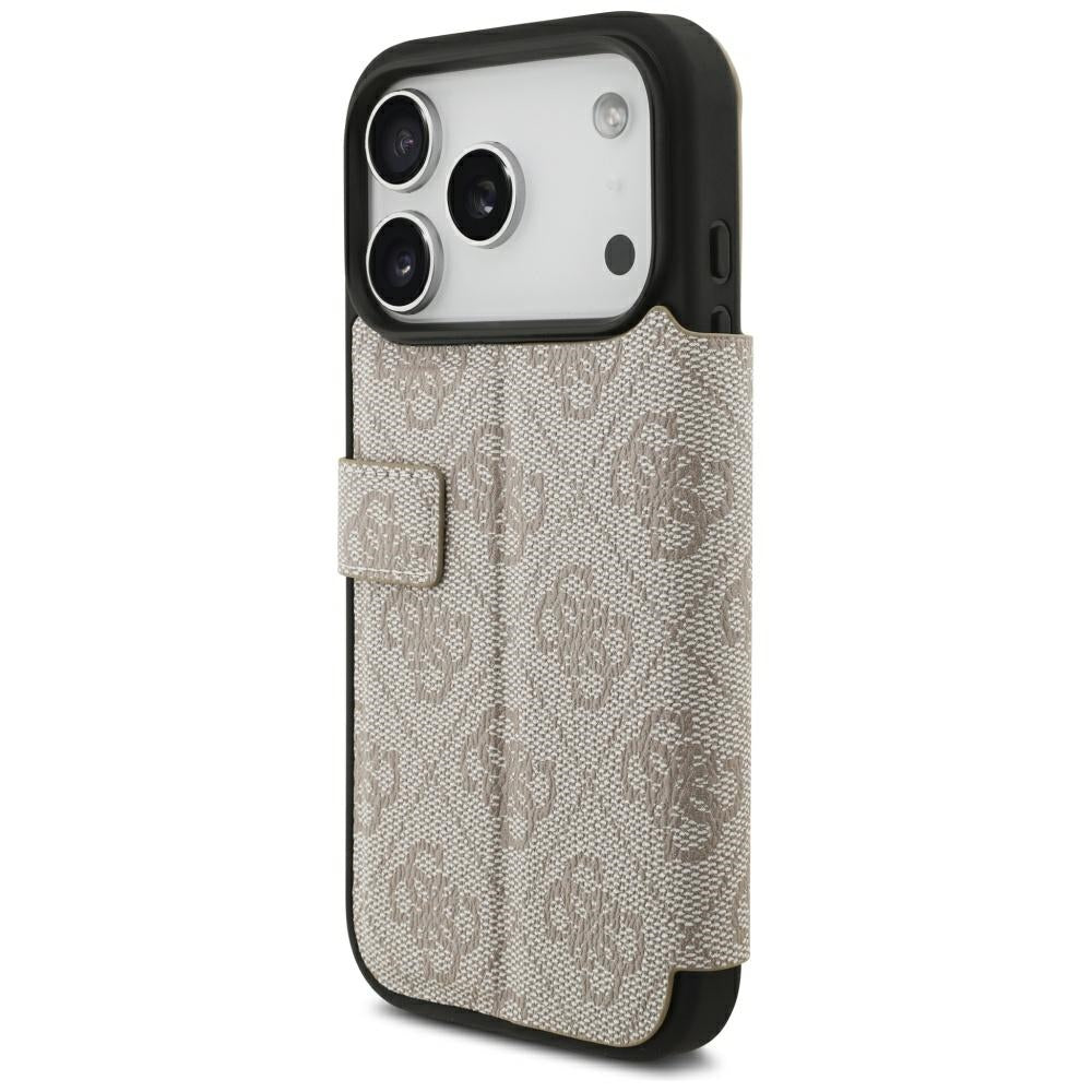 Husa pentru Apple iPhone 18 Pro Max / 17 Pro Max, Guess, 4G Metal Logo, Roz