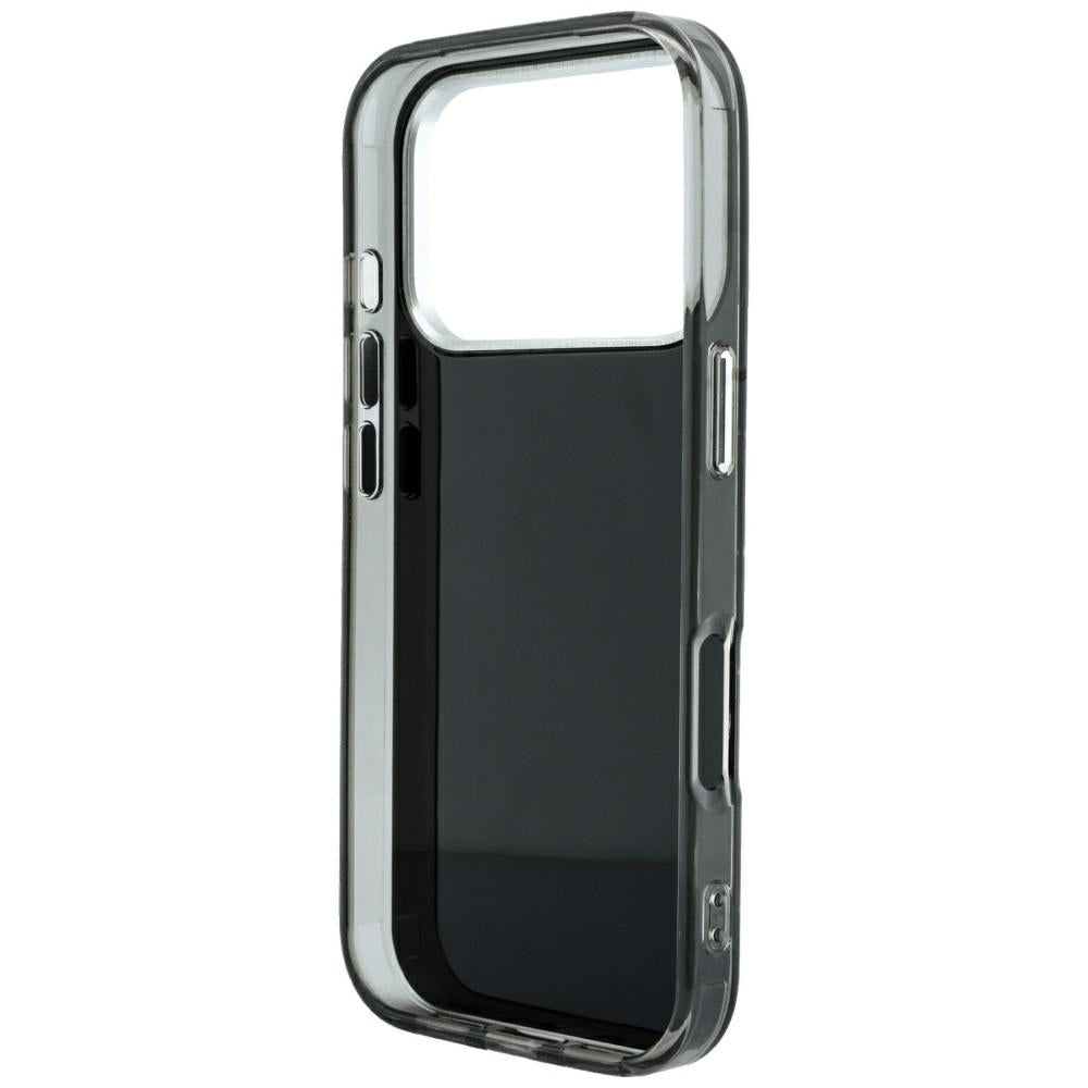 Husa pentru Apple iPhone 18 Pro Max / 17 Pro Max, Karl Lagerfeld, IML Rhinestones and Electroplated Logo, Neagra