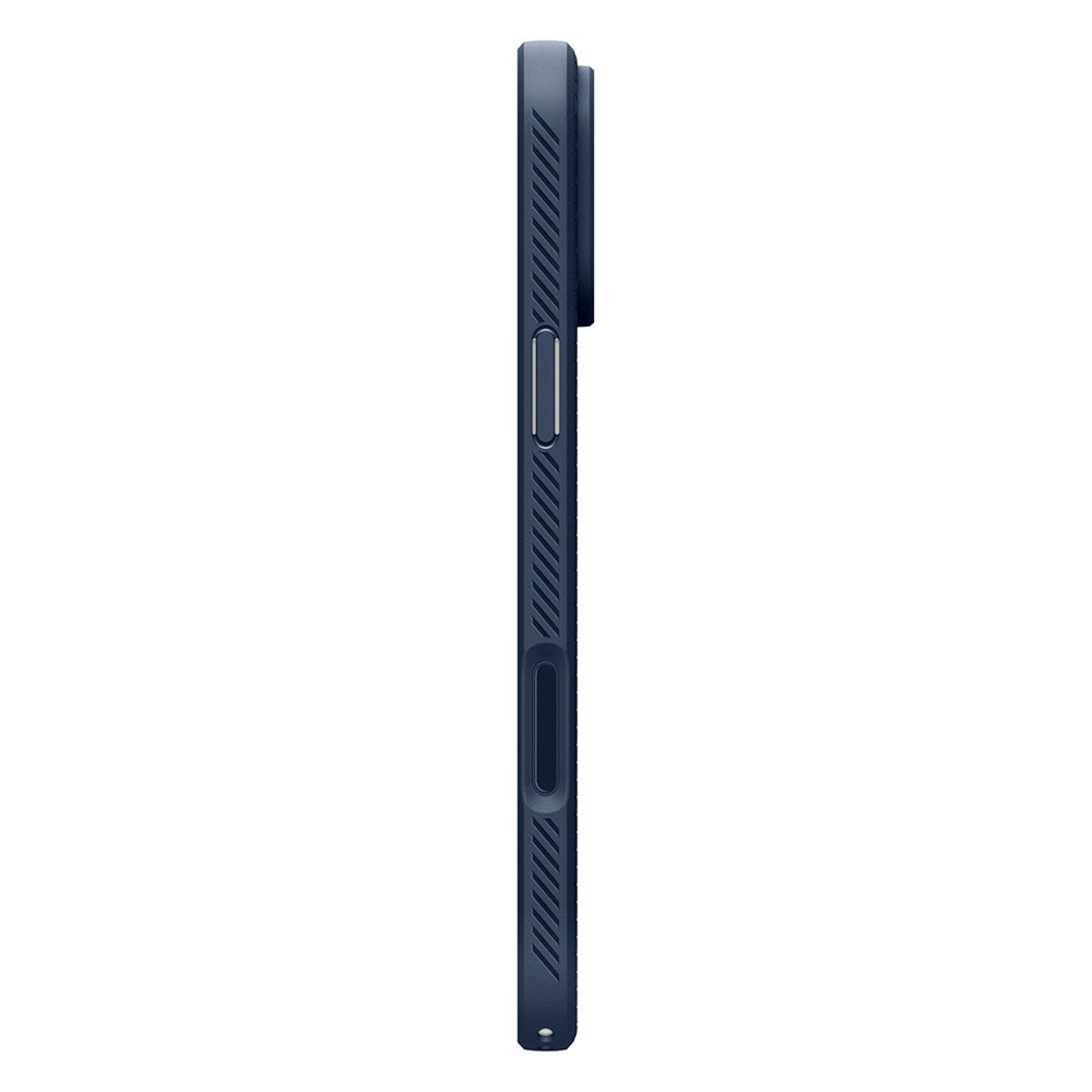 Husa pentru Apple iPhone 18 Pro Max / 17 Pro Max, Spigen, Liquid Air, Bleumarin ACS12112