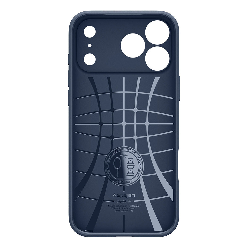 Husa pentru Apple iPhone 18 Pro Max / 17 Pro Max, Spigen, Liquid Air, Bleumarin ACS12112