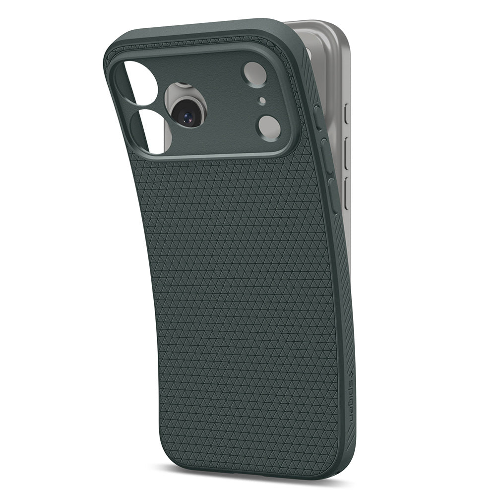 Husa pentru Apple iPhone 18 Pro Max / 17 Pro Max, Spigen, Liquid Air, Verde ACS12113