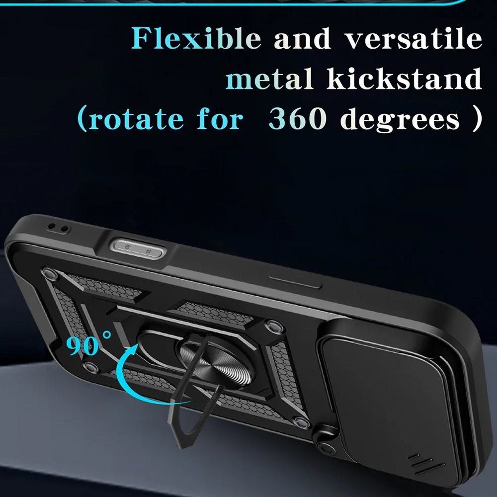Husa pentru Apple iPhone 18 Pro Max / 17 Pro Max, Techsuit, CamShield, Neagra