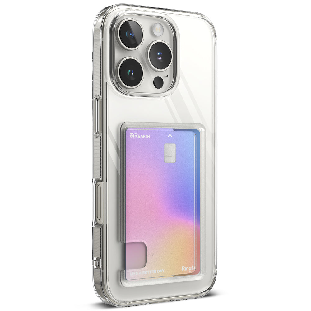 Husa pentru Apple iPhone 16 Pro Max, Ringke, Fusion Card, Transparenta