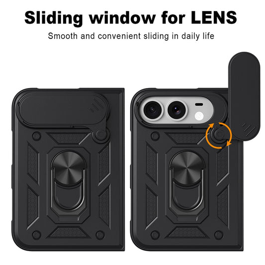 Husa pentru Apple iPhone Duo, Techsuit, CamShield, Neagra