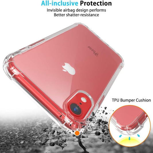 Husa pentru Apple iPhone XR, Techsuit, Shockproof Clear, Transparenta