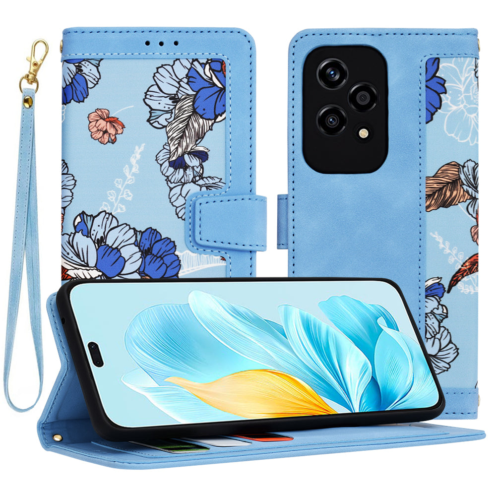 Husa pentru Honor 200 Lite, Techsuit, FlipCraft, Bleu