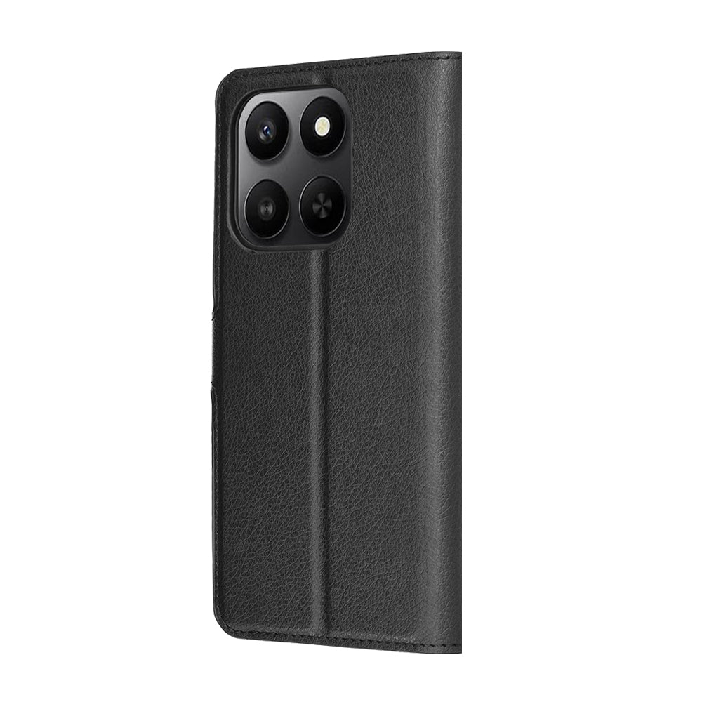 Husa pentru Honor 400 Smart 4G / X7d 4G / 400 Smart 5G, Techsuit, Leather Folio, Neagra