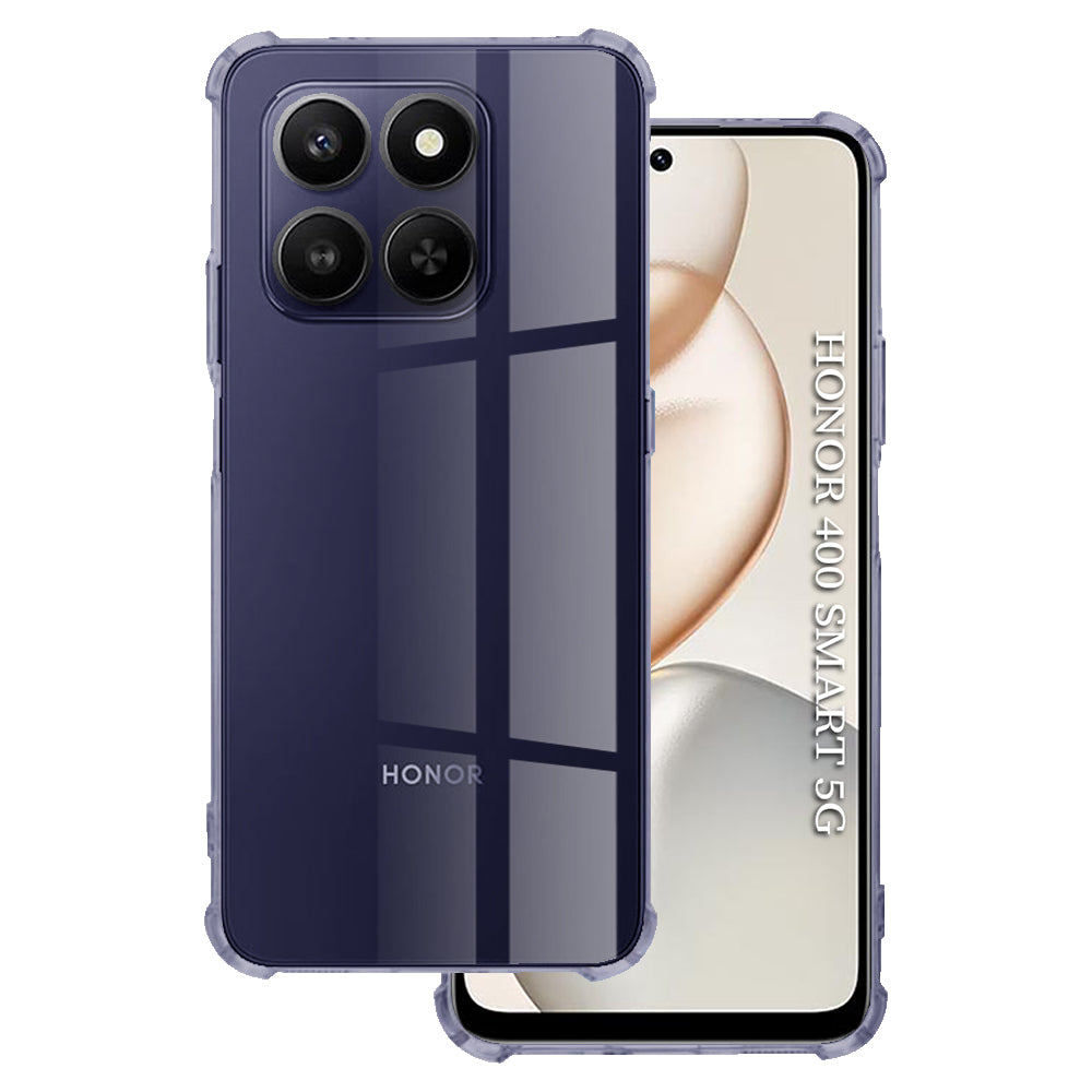 Husa pentru Honor 400 Smart 4G / X7d 4G / 400 Smart 5G, Techsuit, Shockproof Clear, Fumurie