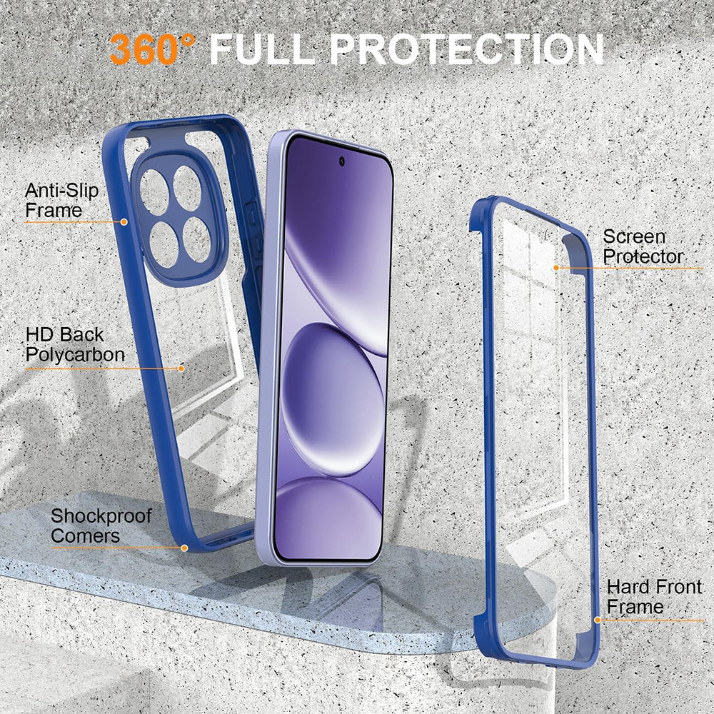 Husa pentru Honor 600 Lite, Techsuit, ColorVerse 360, Albastra