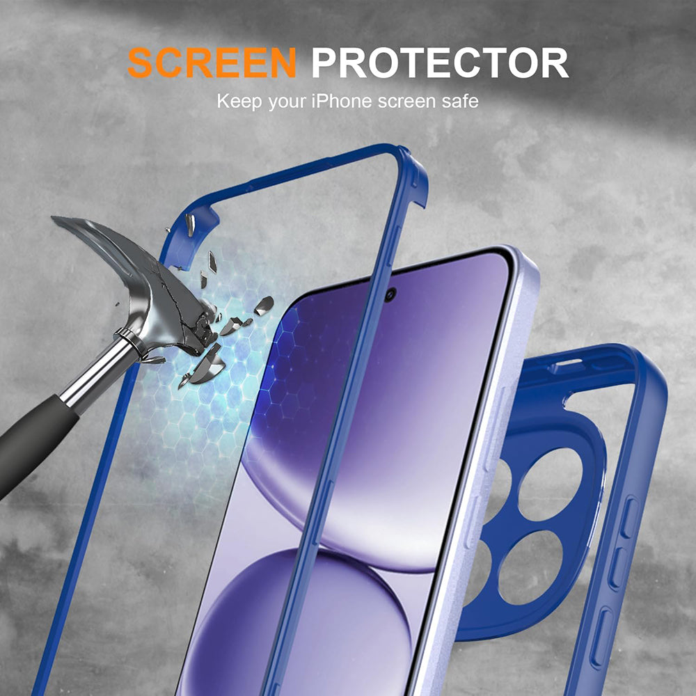 Husa pentru Honor 600 Lite, Techsuit, ColorVerse 360, Albastra