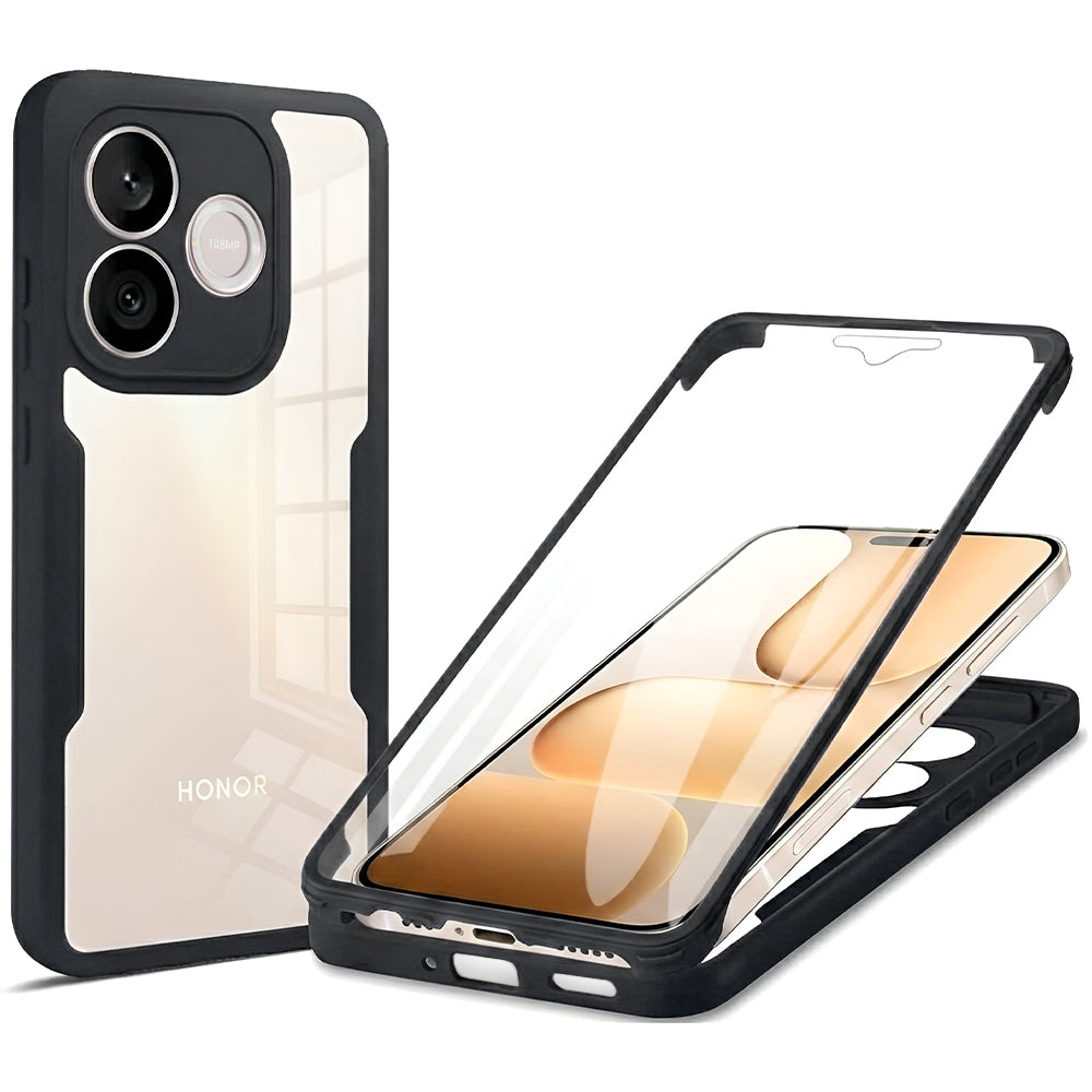 Husa pentru Honor 600 Lite, Techsuit, ColorVerse 360, Neagra