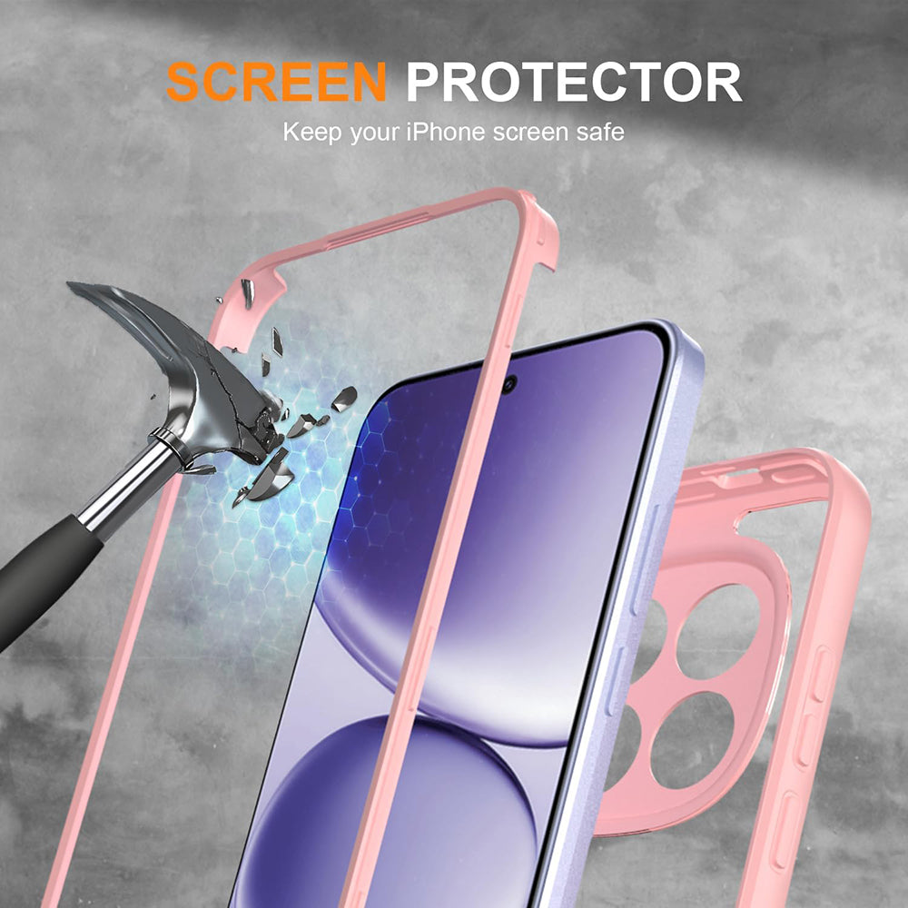 Husa pentru Honor 600 Lite, Techsuit, ColorVerse 360, Roz