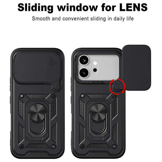 Husa pentru Honor 600 Pro / 600, Techsuit, CamShield, Neagra