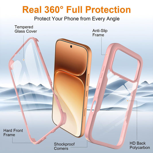 Husa pentru Honor 600 Pro / 600, Techsuit, ColorVerse 360, Roz