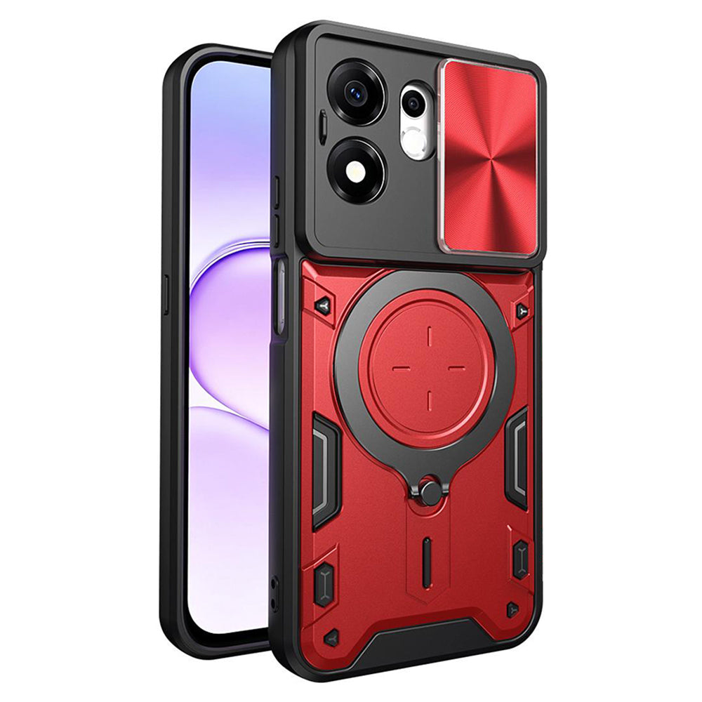 Husa pentru Honor 600 Smart, Techsuit, CamGuard Pro, Rosie