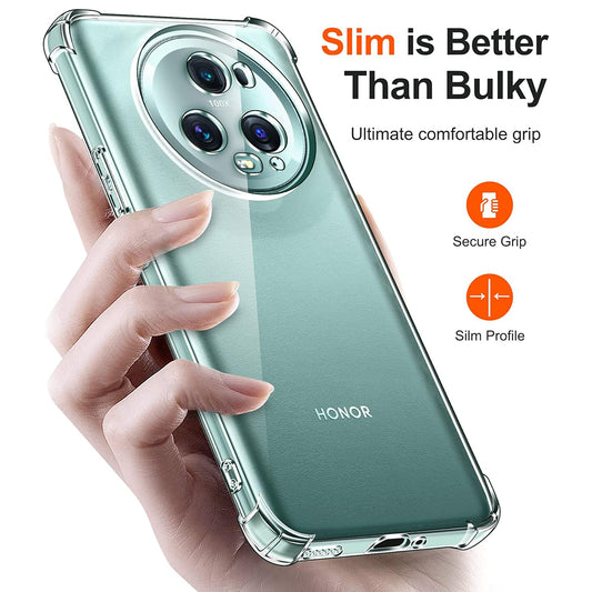 Husa pentru Honor Magic5 Pro, Techsuit, Shockproof Clear, Transparenta