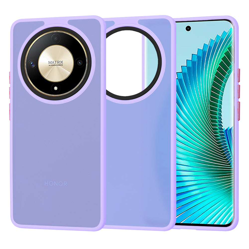 Husa pentru Honor Magic6 Lite, Techsuit, HaloFrost, Mov Deschis