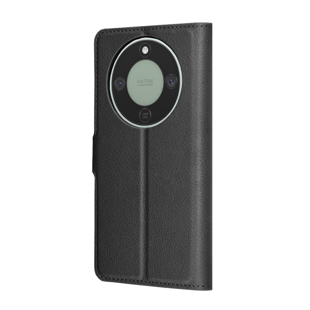 Husa pentru Honor Magic8 Lite, Techsuit, Leather Folio, Neagra