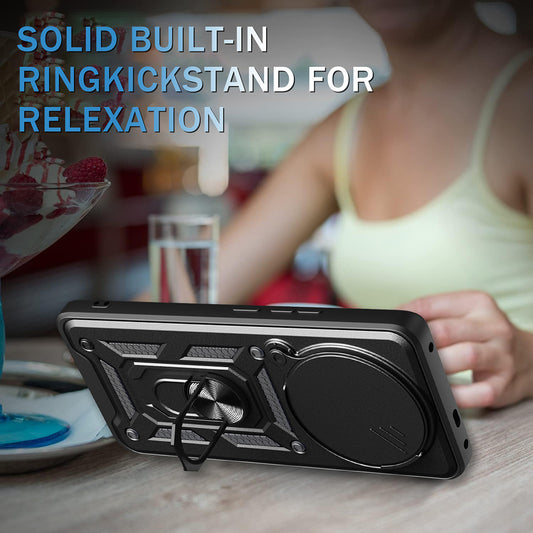 Husa pentru Honor Magic8 Pro, Techsuit, CamShield, Roz Aurie