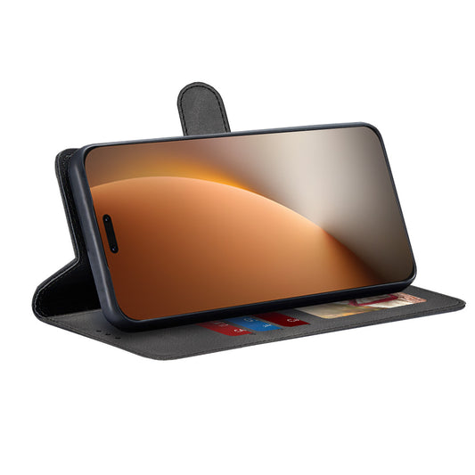 Husa pentru Honor Magic8 Pro, Techsuit, Diary Book, Neagra