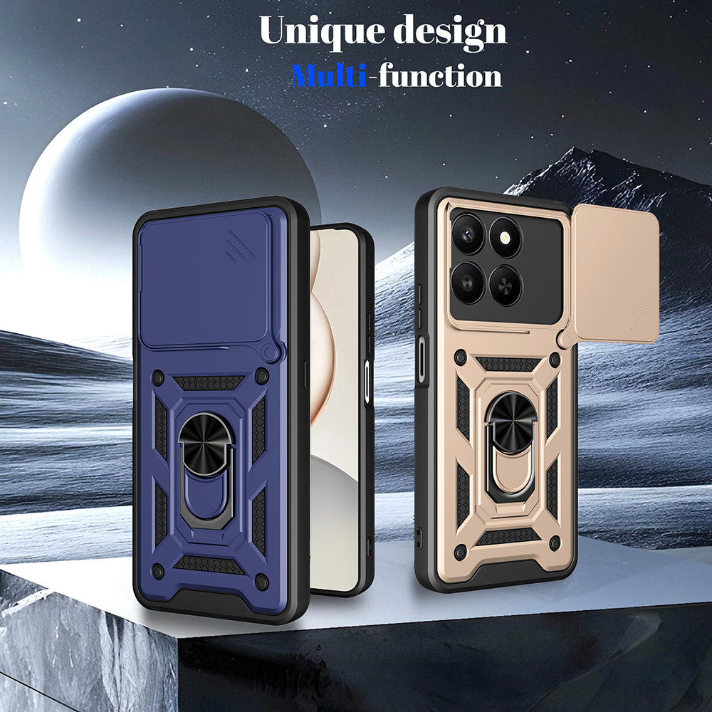 Husa pentru Honor X5c Plus, Techsuit, CamShield, Albastra