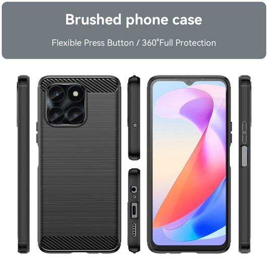 Husa pentru Honor X6a, Techsuit, Carbon, Neagra