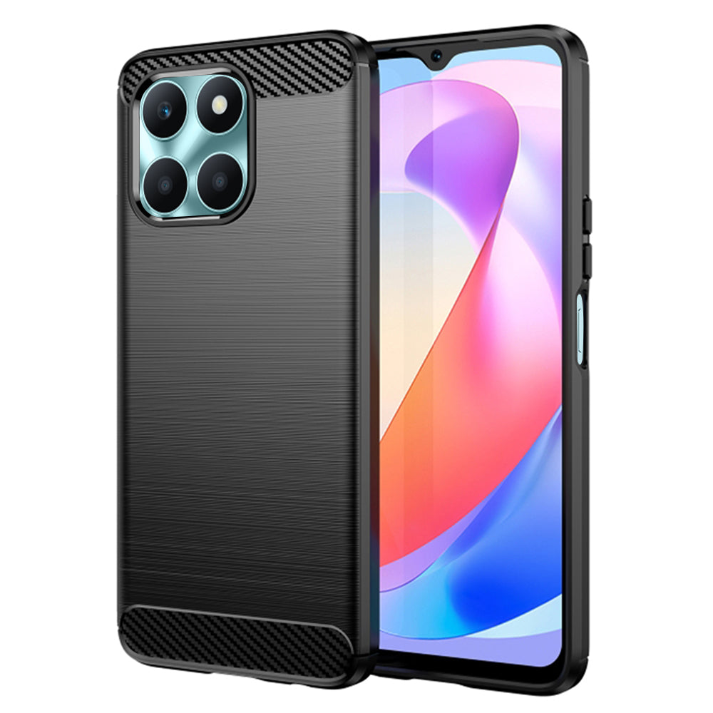 Husa pentru Honor X6a, Techsuit, Carbon, Neagra