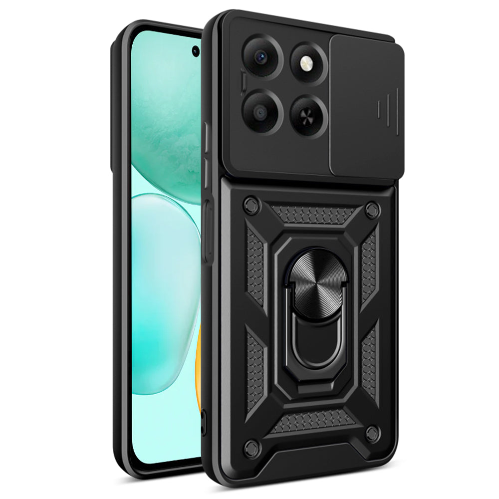 Husa pentru Honor X6c, Techsuit, CamShield, Neagra
