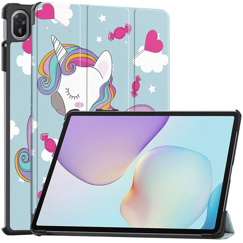 Husa pentru Huawei MatePad 11.5 (2025), Techsuit, FoldPro Unicorn, Multicolor