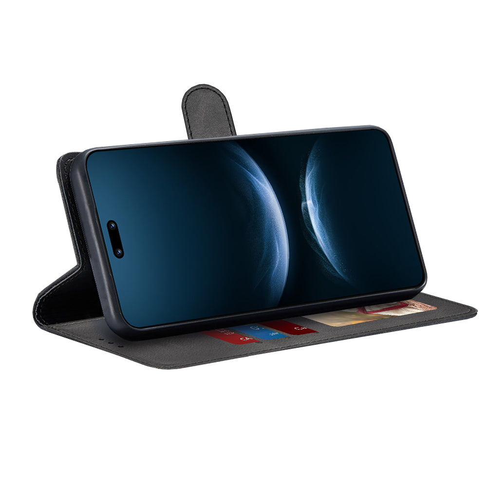 Husa pentru Huawei nova 14 Pro, Techsuit, Diary Book, Neagra
