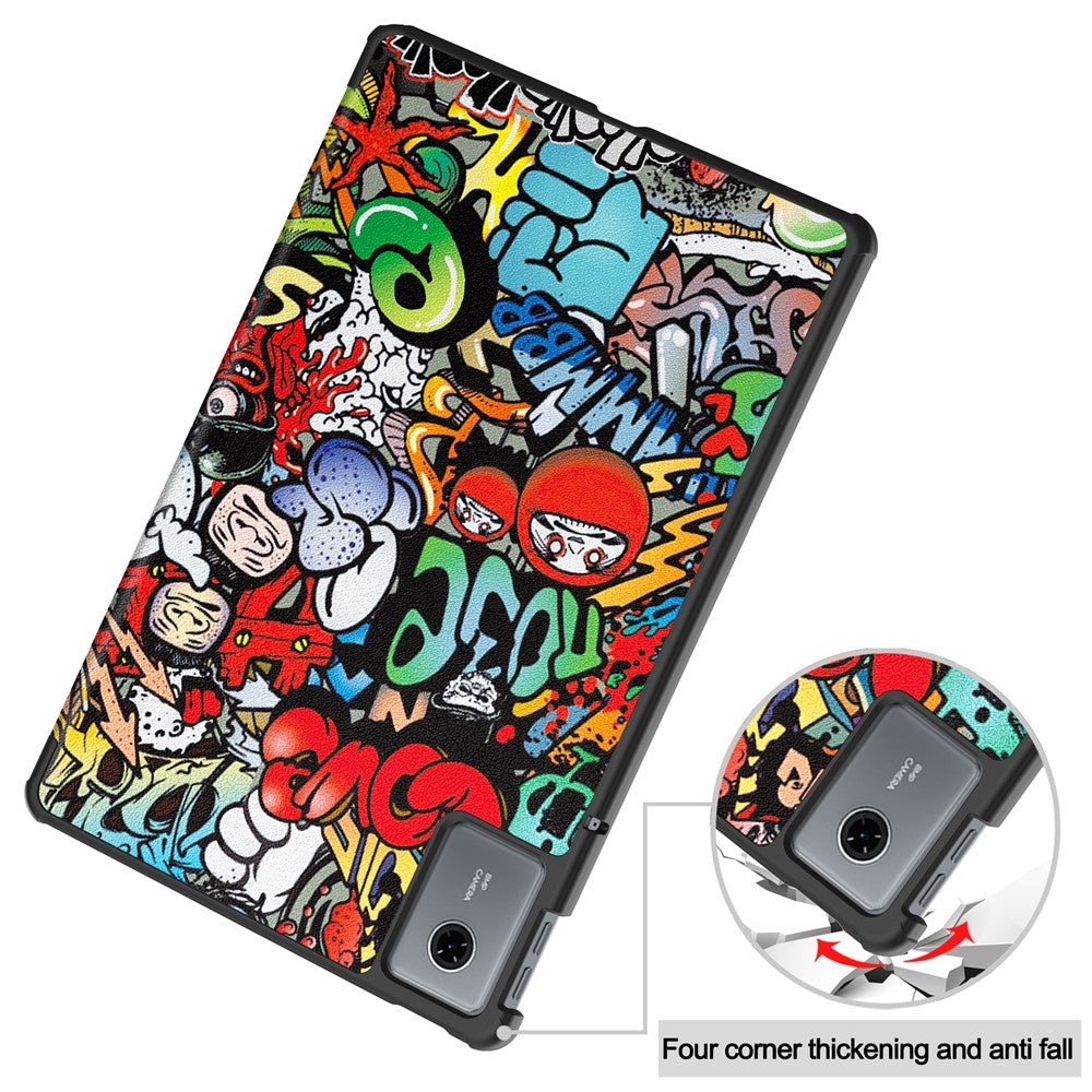 Husa pentru Lenovo Idea Tab 11, Techsuit, FoldPro Urban Vibe, Multicolor