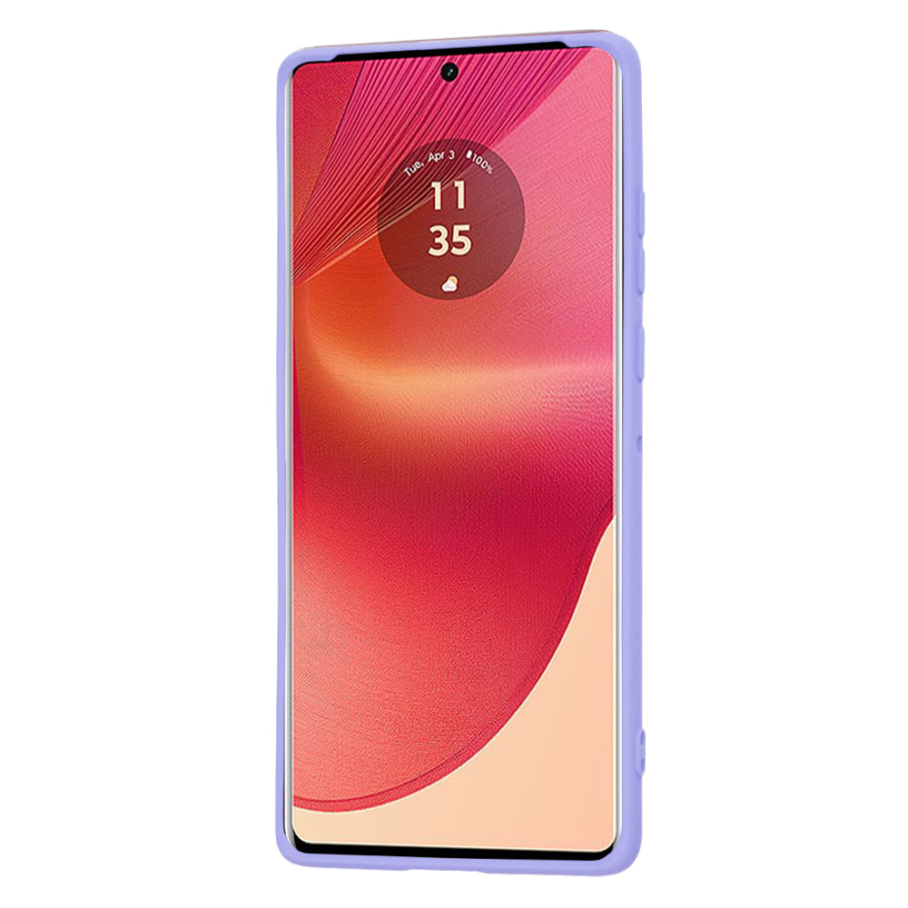 Husa pentru Motorola Edge 50 Fusion, Techsuit, SoftFlex, Mov Deschis